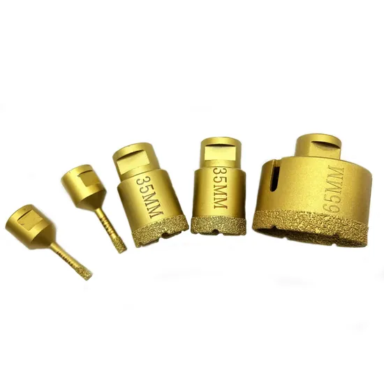 Diamond Hole Saw M14 Connection Porcelain Tile Drill Bits Vacuum Brazed Diamond Drilling Core Bits